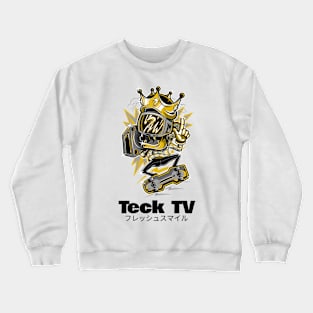 Skateboard Teck TV Trickster Tech Crewneck Sweatshirt